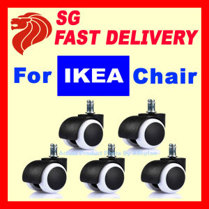 ❤️ RECEIVE 1-2 DAYS ❤️ IKEA Castor Wheel Caster Roller Wheel For IKEA Chairs / 5 Wheels in a set / Fingal Flintan Gregor Julespurchase Markus Malklom Millberget Partik Renberget Torkel Vilgot Verner Volmar etc