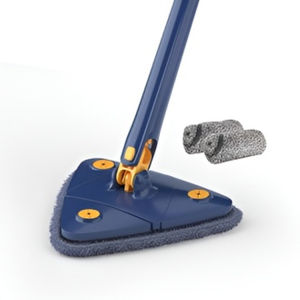 [Hand-free washing] Multifunctional automatic water-squeezing triangle mop household triangular rotating hand-free lazy mop butterfly water-squeezing imitation hand-wringing mop