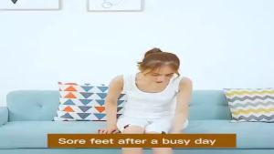 Massage Machine Electric Foot Heating with Remote Control Acupoint Foot Massager for Relax Japan