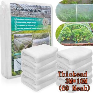Insect Net /garden net/garden net for insect/insect net for greenhouse/insect net for plants White Mosquito Net-10 Ft x 100ftGarden Insect Netting For Greenhouse Fine Net Insect Screen 60/80 Mesh Netting Catch Bird Pest Bug BarrierNetting Pl