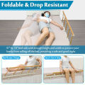 Bed Assist Rail For Seniors Bed Guard Railing Foldable Bed Side Rails Elderly Bed Side Guard To Prevent Falling Out Bed. 