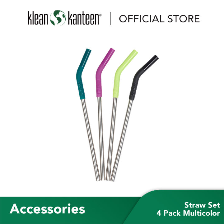 Klean Kanteen Accessories Stainless Steel and Silicone Straw 8mm