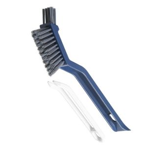 Multifunctional Floor Seam Brush with Adhesive Hook Transparent 3-in-1 Cleaning Brush Clip Hair clip