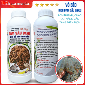 Sâu Canxi Siêu Tăng Tốc Vỗ Béo Giàu Canxi Cho Tôm Cá Lươn Ếch - Chai 1 Lít
