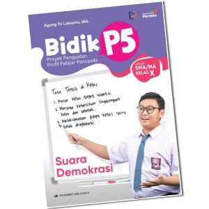 Buku P5 Kelas 10 SMA Kurikulum Merdeka Penerbit Erlangga P5 Suara Demokrasi