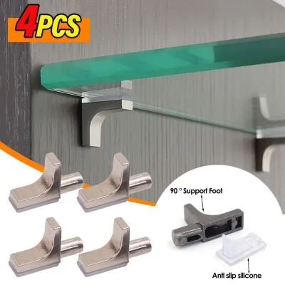 4Pcs Shelf Support Pegs Partition Support L-Shaped Cabinet Wardrobe Shelves Glass Plate Fixed Holder Furniture Laminate Bracket Hardware