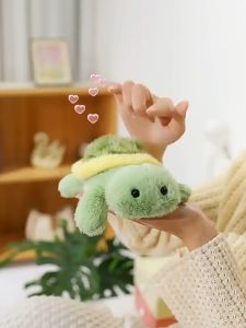 Oldlaiben Turtle Plush Doll Soft Stuffed Animal Cute Sleeping Companion Soothing Comfort Accompanying Toy