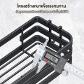 ชั้นวางของในครัวติดผนัง ชั้นเข้ามุมห้องน้ำ ชั้นวางเครื่องปรุง ห้องน้ำ ห้องครัว ชั้นอเนกประสงค์ไม่ต้องเจาะกำแพง ชั้นวางติดผนังพร้อมตะขอ. 