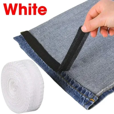 Feelife 5M Self-Adhesive Cut-free Pants Mouth Paste Self-adhesion Trouser Leg Stickers DIY Sewing Tools Pants Edge Shorten Patches Sewing Accessory
