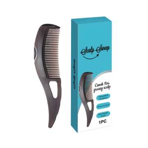 Gàu Lược effectiv Làm Sạch chăm sóc da đầu lược massage Nhựa Rộng Hollow Răng Nút Lược Cho Da Đầu Tẩy Da Chết