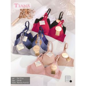 BH Tiana 7714 Desain Cantik Uk. 34-40 Cup A Bra Wanita Dewasa