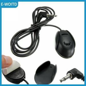 【E-WOITD】 Car Microphone Mini 3.5mm Wired Microphone For Car Stereo Audio Hands-free Mic For Paste Type Mini Microfono 