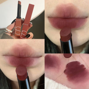 HKHO Thin Tube Matte Lipstick Milk Tea Bean Paste Color Long Lasting Lipstick Liptint