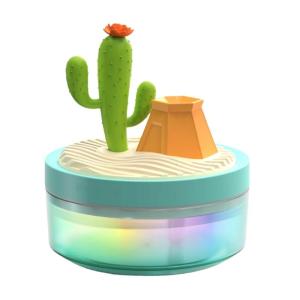 Natural Landscape Air Humidifier with Intelligent Humidity Control and Multicolor Lighting for Home Bedroom Living Room