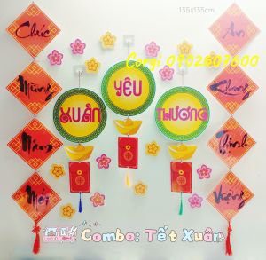COMBO TRANG TRÍ TẾT XUÂN (Đồ dùng dạy học Corgi)