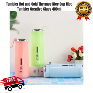Tumbler Hot and Cold Thermos Nice Cup Nice Tumbler Creative Glass 400ml