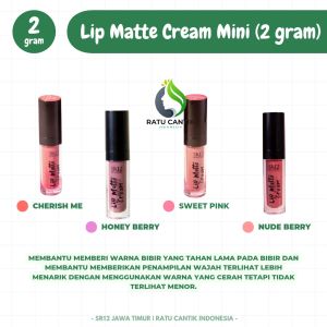 [RCI] LIPSTIK SR12 2GR LIP MATTE LIPCREAM BPOM