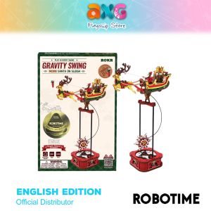 Robotime ROKR Santa on Sleigh Pendulum Balance Toy (MCD05) 3D Puzzles Wooden Crafts Kits