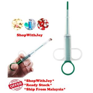 【ShopWithJoy】Pet Syringe Medicine Feeder Cat Pills Capsule Tablet Injector Syringe Kucing Beri Ubat Pill Feeding Kits喂药器