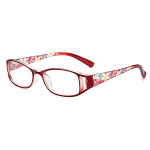PTK52 Alloy Elderly Reading Eyewear PC Flower Printed Folding Presbyopic Glasses Office Japanese Style Anti Blu-ray Eyewear Men