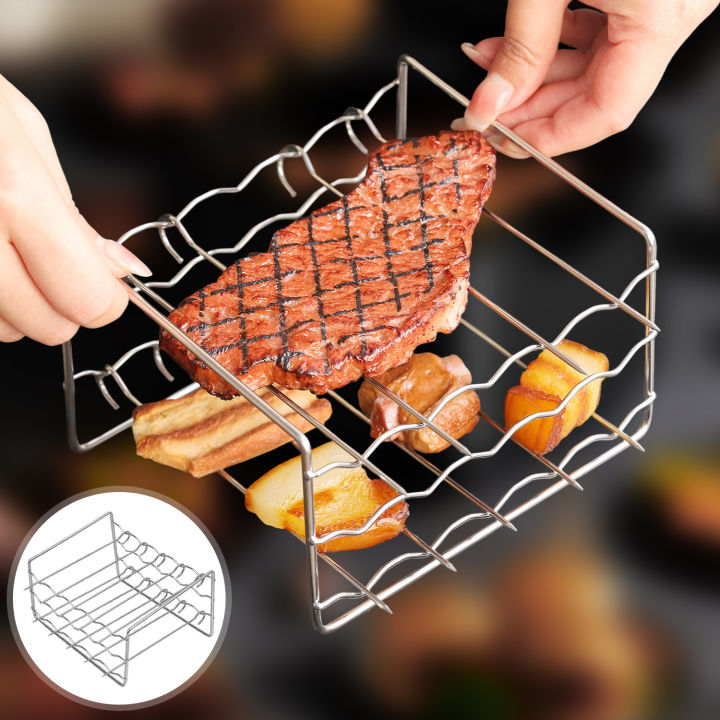 Polocat Stainless Steel Roasting Rack Air Fryer Special Grill BBQ ...