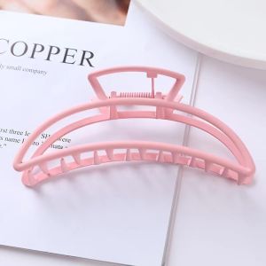 NINEONE New Design Large Metal Hair Claw Clips Cute Color Fashion Barrettes Ponytail Clip Women Bath Hair Clips Geometric Hairpins Girls Hair Accessories