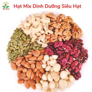 Hạt Dinh Dưỡng Mix Tổng Hợp Granola Siêu Hạt Ăn Kiêng Từ Các Loại Hạt Nhân Óc Chó Đỏ Macca OneFood68