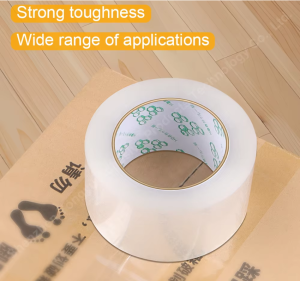 Transparent Tape Roll High Adhesive Sealing Tape Sealing Large Thickened Widened Express Packing Sealing Cartons Boxes