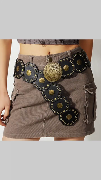 Rats Bum 32mm Leather Hobble Belt – Genuine Cowhide With Silver Eyelets – Handmade In Australia