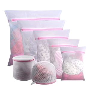 Mesh Laundry Bag Polyester Laundry Wash Bags Coarse Net Laundry Basket Laundry Bags for Washing Machines Mesh Bra Bag