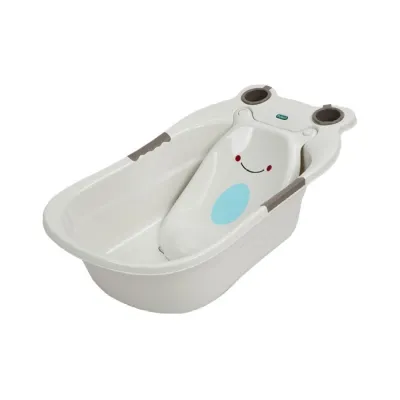 Thau chậu tắm GIA LONG / HOKORI cho bé nhựa VIỆT NHẬT - Hình ếch ván tựa lưng - 2203/9029