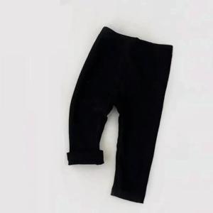 2026 0-3T Baby Pant Girls All-match Striped Skinny Leggings Kids Cotton Elasticity Slim Pants Newborn Boy Stretch Trousers