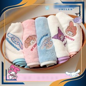 Sét 5 khăn Mặt cho bé hình Sanrio Sang Trọng Khăn Lau Tay Vuông Mềm Lau Kuromi Cinnamoroll Giai Điệu Mạnh Khăn Thấm Hút