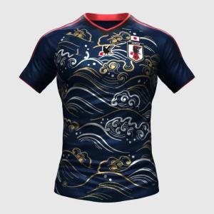 [Local Stock] VCC 3D printed special edition concept mens sports quick-drying and breathable football T-shirt for Japanese football fans.