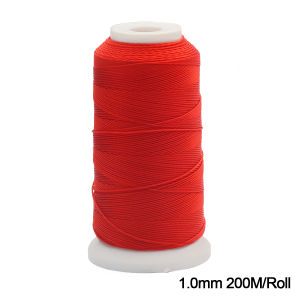 0.2/0.4/0.6/0.8/1.0/1.5/2.0/2.5mm Red Nylon Cord Thread Chinese Knot Cord Diy Handmade Bracelet Braided String Strap Lanyard Tassels