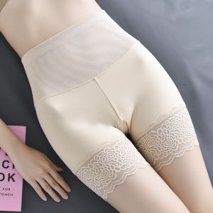 Womens Body Shaper shorts Comfortable Waist and Anti-Exposure DesignSeamless Ice Silk Tummy Tuck Pants
