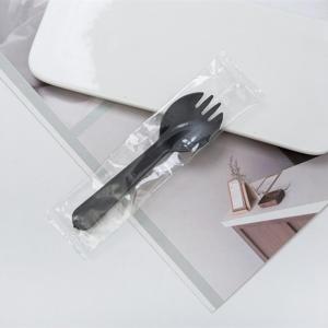 100pcs/set Disposable Plastic Spoons Forks for Cake Ice Cream Salad Fruit Dessert Soup Tea Coffee Party Baking Shop Supplies