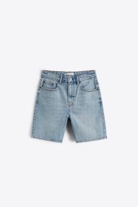 Man Denim Bermuda Short by ZARA - Celana Pendek Pria