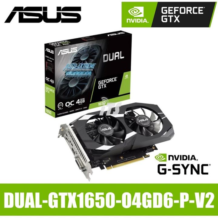 ASUS Dual GeForce GTX 1650 OC Edition 4GB GDDR6 EVO Graphics Card | Lazada