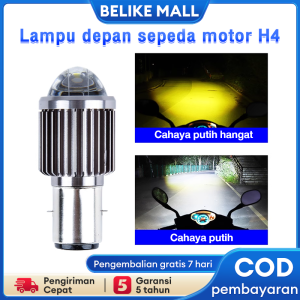 lampu led motor depan H4 Lampu Tembak Laser Led Mini 2 Warna Laser Gun Cocok untuk semua model sepeda motor