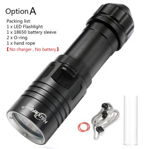 Haixnfire DV32 Diving flashlight XM-L2 26650 Underwater flash light Waterproof dive light Lamp
