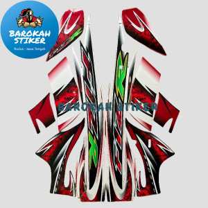 Striping Stiker Polet list motor yamaha fizr fiz r f1zr 2004 2005 list body standar Barokah Sticker