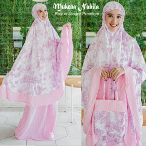 Mukena Bali Nabila By Zahwa Untuk Dewasa Dan Remaja Bahan Rayon Janger Murah dan Terbaru