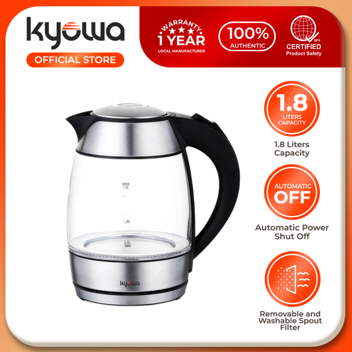 Kyowa Glass Electric Kettle KW-1382 Lazada PH