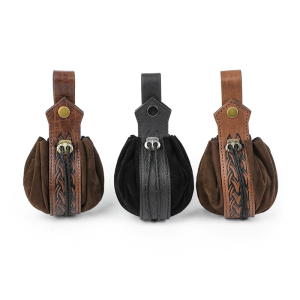Thời Trung Cổ ví đeo hông thắt lưng phong cách retro Bao Đeo Hông larp renaissances phụ kiện trang phục cho phụ nữ người đàn ông Túi đeo hông da