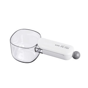 Muỗng định lượng đa chức năng với kẹp niêm phong cho gạo bột bột và ngũ cốc-Essential nhà bếp với các phép đo chính xác
