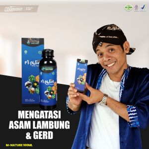 Obat Herbal Kesatrian Store - M NATURE Spesial Rematik Gerd Dan Masalah Lambung Lainnya (100 ML)
