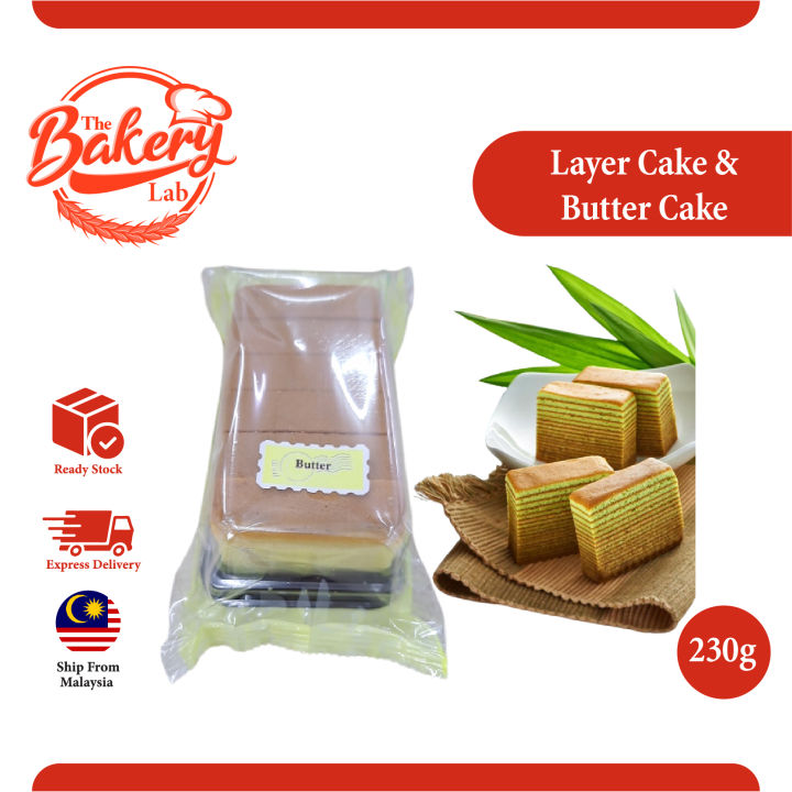 网红牛油蛋糕&千层蛋糕 Popular Butter Cake & Layer Cake 220g230g Kek Lapis Kek