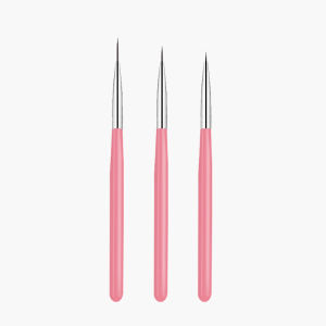 Ardour Nail Liner Brush 3Pcs /Set Acrylic Nail Art Painting Brush Drawing Pen Manicure Tools