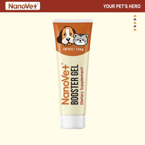 NANOVET HAIRBALL REMEDY BOOSTER GEL Cat Hairball Paste Health Immune Booster Gel For Dog & Cat 125g
